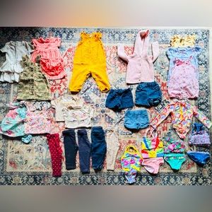 12 Month Girl Clothing Lot